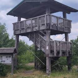 Mittagspause mit Ausblick in NSG großes Moor