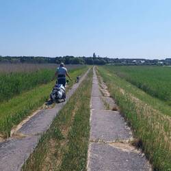 Alte DDR Betonplatten, geht aber ganz gut!