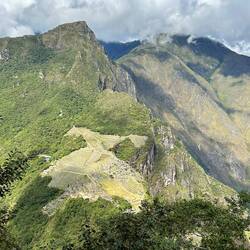 from top Machu Picchu looks like...