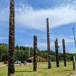 Largest collection of Totem poles