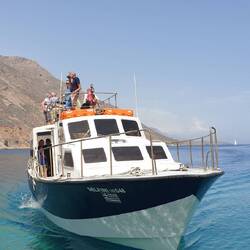 Mit diesem Boot ging es wieder zurück.