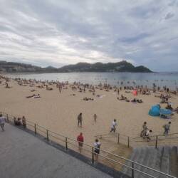 San Sebastian mit seinem tollen Strand mitten in der Stadt