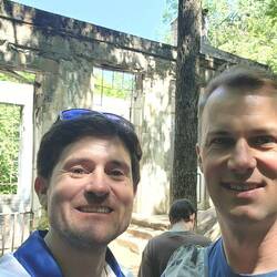 Carbide Wilson ruines. Reminiscent of a similar water powered ruine we walked to in Atlanta.