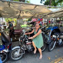 Tricycles are everywhere and they're the taxis