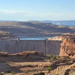 Lake Powell hinterm Damm