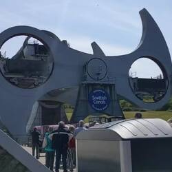 Falkirk Wheel: Doppelter Schiffsaufzug