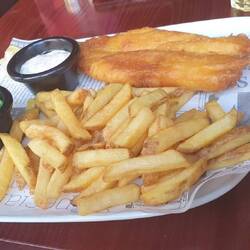 Fish mit Chips 😋👍 SICHER IST SICHER 👌