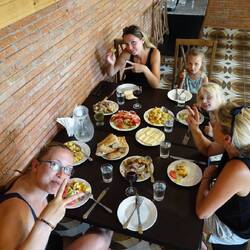 Essen ging dann so "lala"