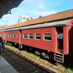 Columbo railway station. Approx half of sri lankas 20 mill population was on our train