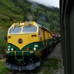 Passing the other train