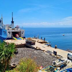 Action in Alicudi Port...