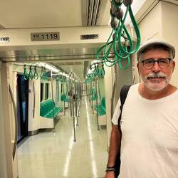 The subway is spotless