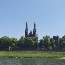 Blick auf die Klosterkirche St. Michael