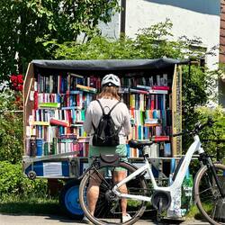 Saturday Lending Library on the Street