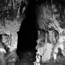 Grotte de Nestor surplombant Omega beach 👀