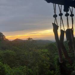 Aussicht von unserem Ökohostel