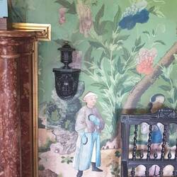 Die Einrichtung der Räume war zum Teil sehr romantisch u. man konnte asiatische Einflüsse beobachten