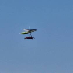 Hang Glider above Pandy
