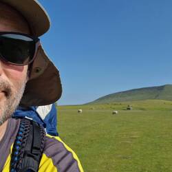 Looking back to Hay Bluff