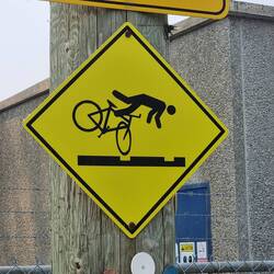Fix the problem or put up a sign? Sign