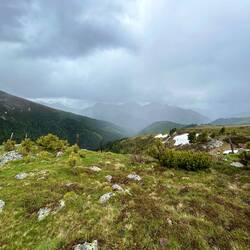 Es schüttet im Nachbartal