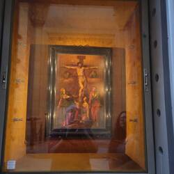 There's a Michelangelo in the Logroño Cathedral. You can see it for .50 Euros.