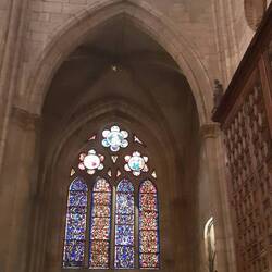 Vaulted ceiling in Leon cathedral