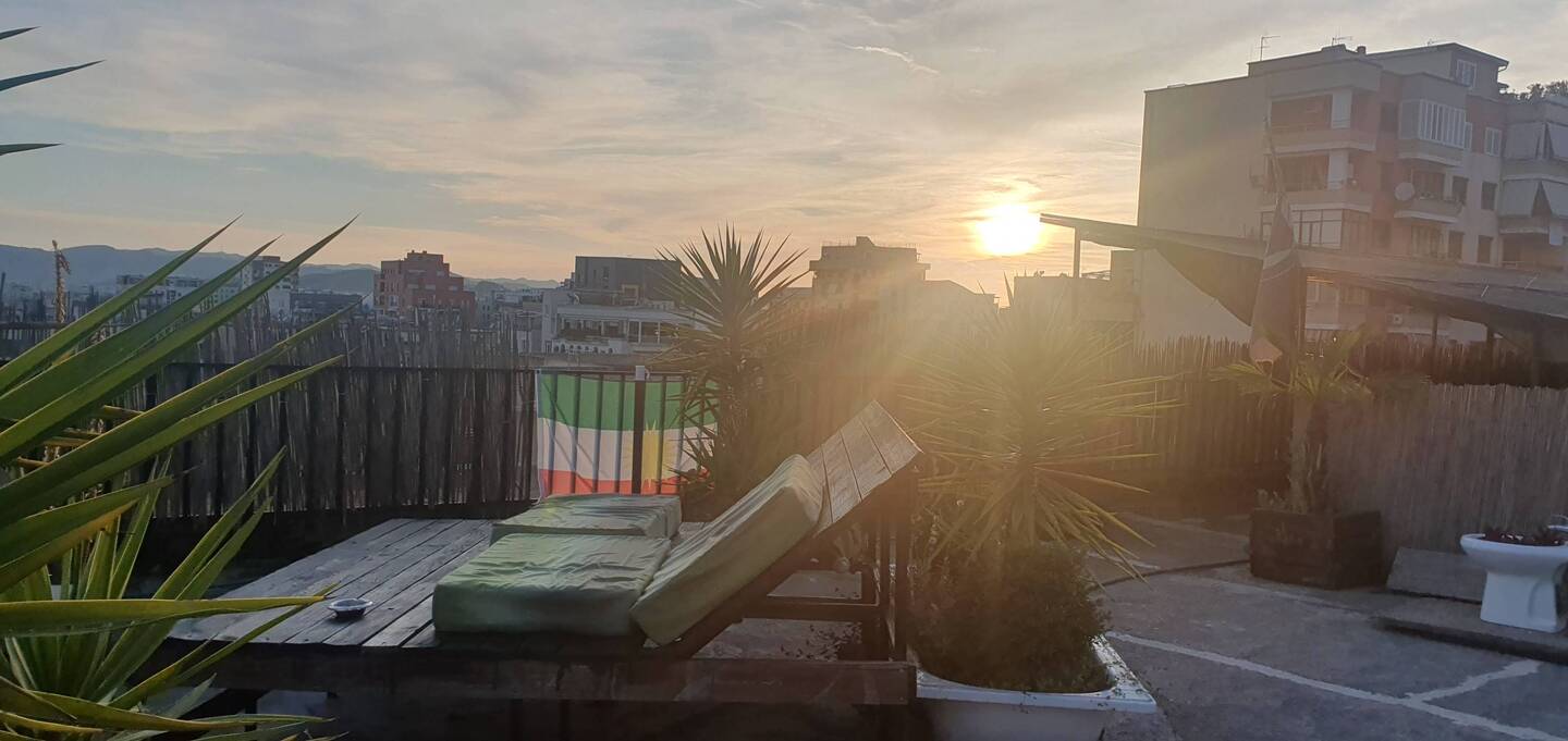 Dachterasse vom Hostel