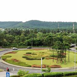 Stylischer Kreisverkehr