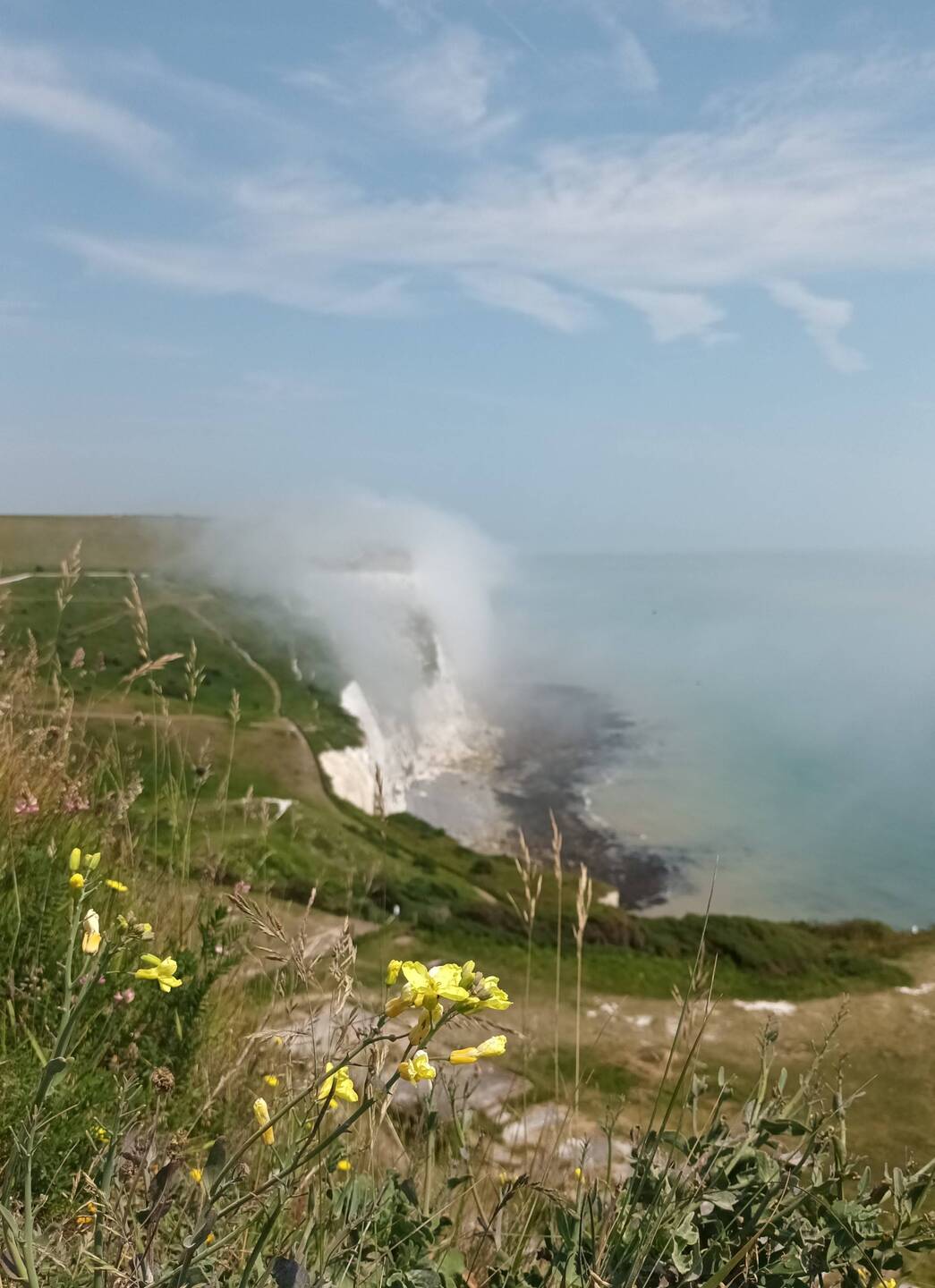 Smidge of white cliffs