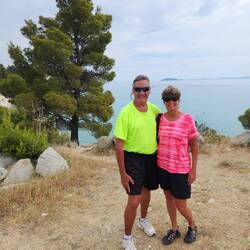 Koviou Beach overlook