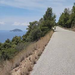 Cycling Parthenonas to Porto Koufo