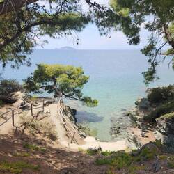 Cycling Parthenonas to Porto Koufo