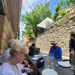 Tapas in Laguardia, a beautiful midieval hill town.