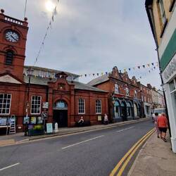 Kington town centre clock