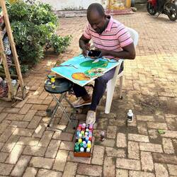 the double of Will Smith. he showed a video