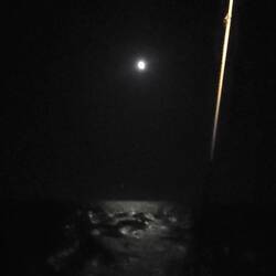 Full moon offshore, now with sound!