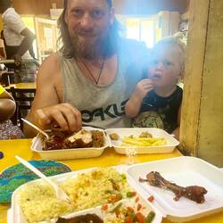 Imene ganz normale Imbiss in Port Antonio