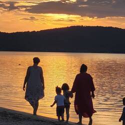 Sunset at Gorgona Restaurant