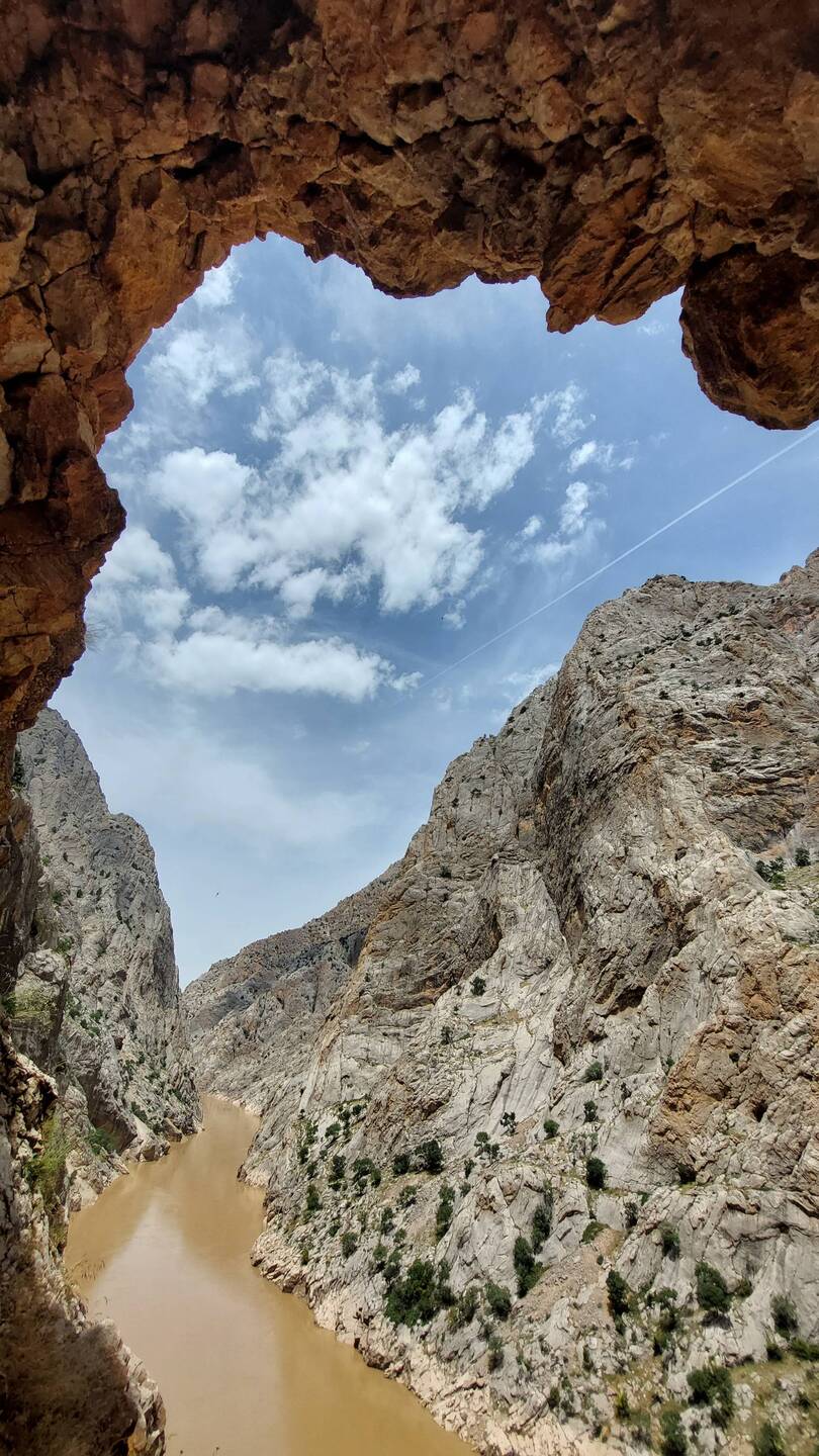 Fahrt durch den Dark Canyon