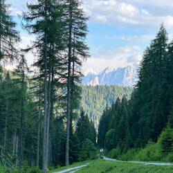 Blick vom der Hütte
