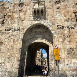 The Lion Gate - the entry point into the Old City by IDF paratroopers