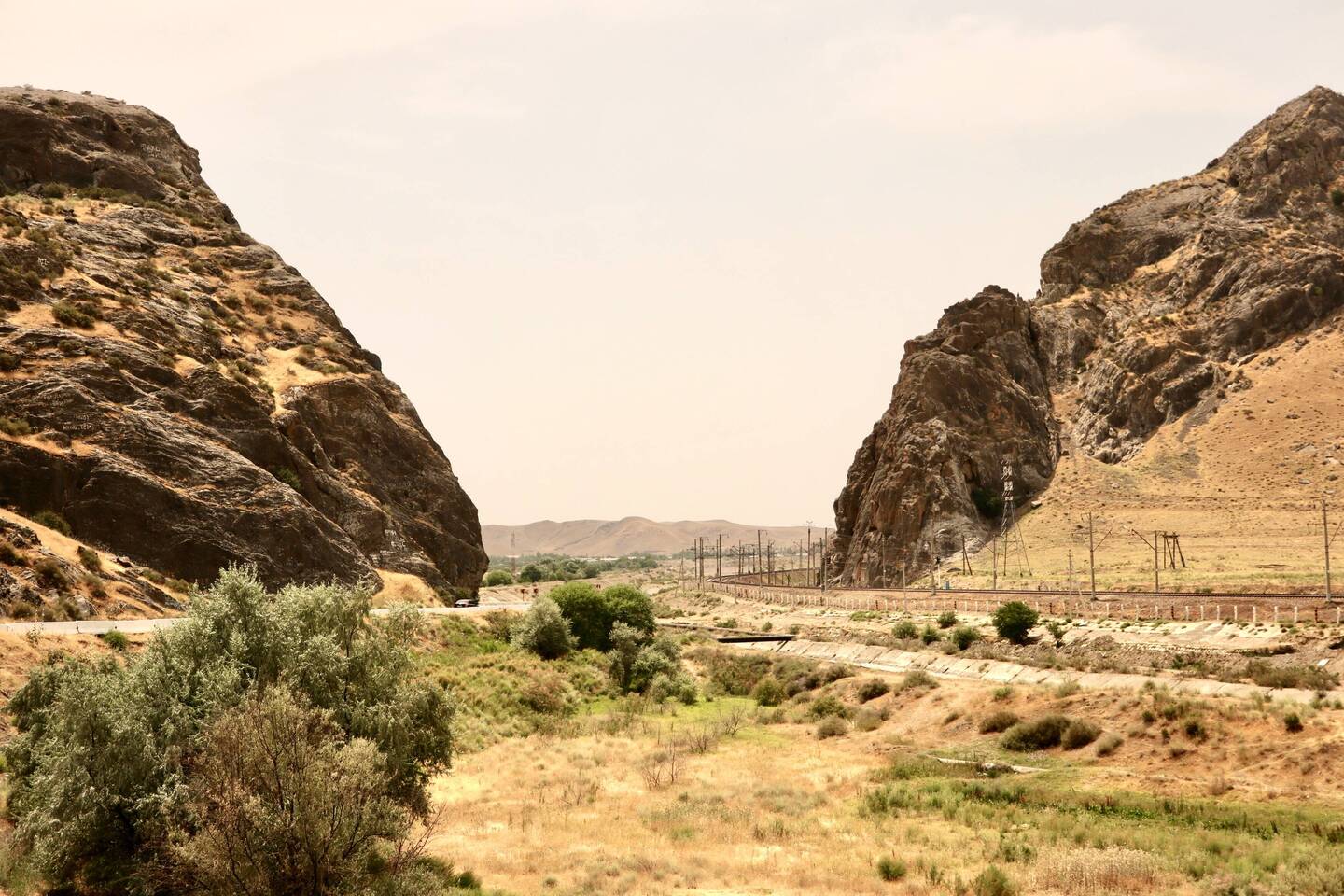 Die Gegend wurde heute zwischendurch mal richtig schön.