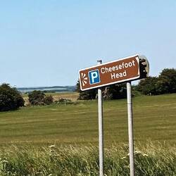If you're going to sleep in car park you'd struggle to find a better name...or view