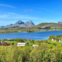Anfahrt nach Haukland