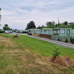 Lots of static caravans on the campsite
