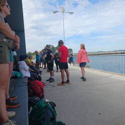 Waiting for the boat in Vilanova d'Arousa