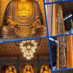 3 Buddhas - Medicine (L), Saha World Today (M), Infinite light (R)