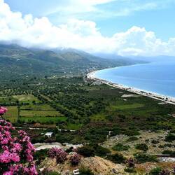Panorama de la riviera albanaise