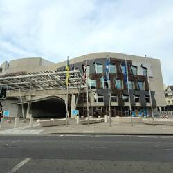 Das schottische Parlamentsgebäude